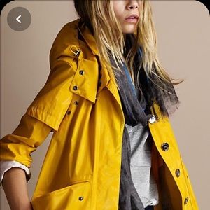 Yellow Burberry Raincoat